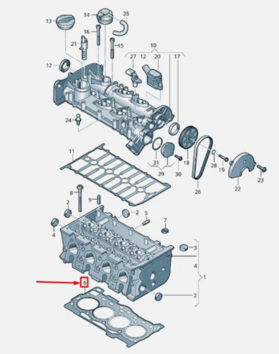 Прокладка ГБЦ